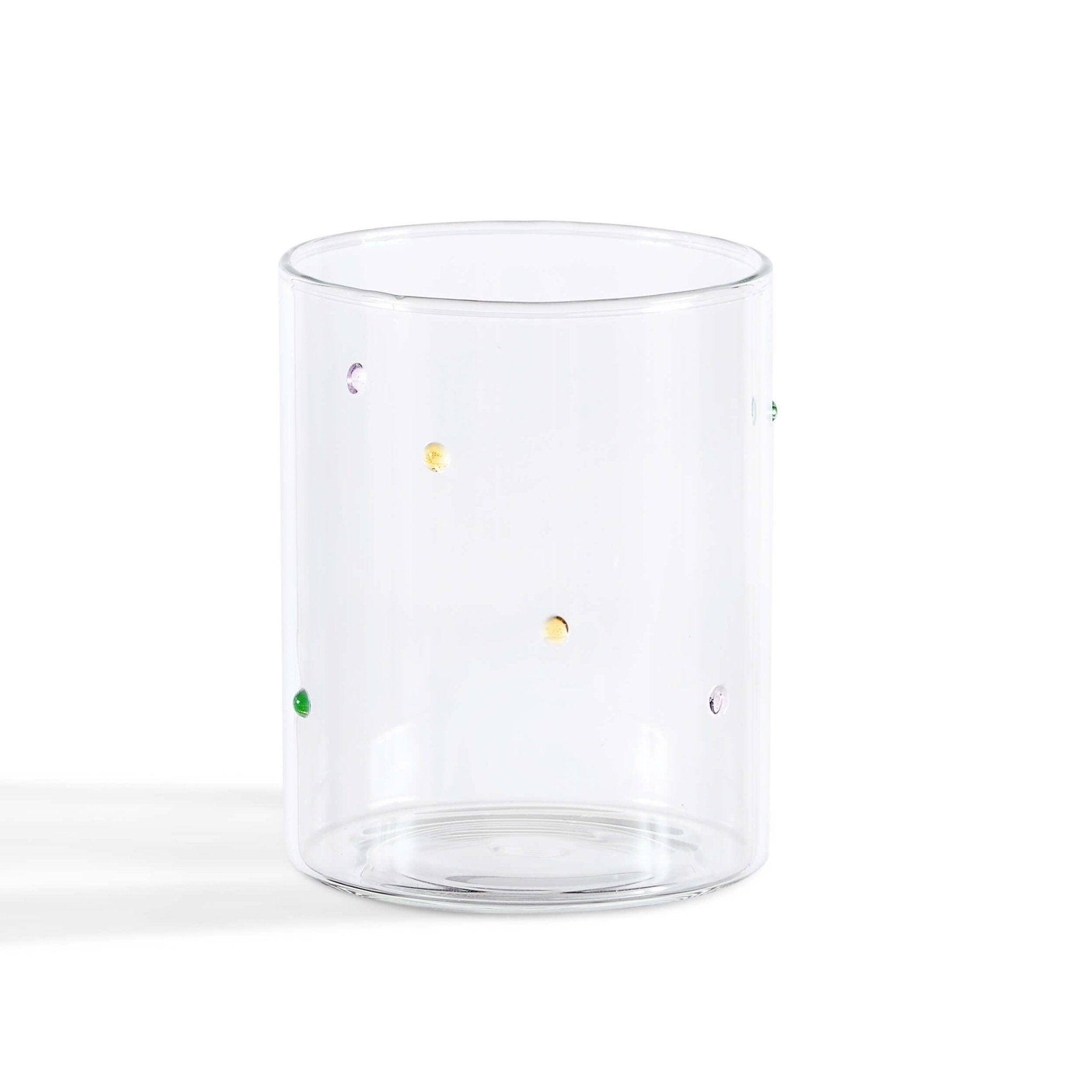 Nelly Polka Dot Glass Highballs - Set of 4 - Clear