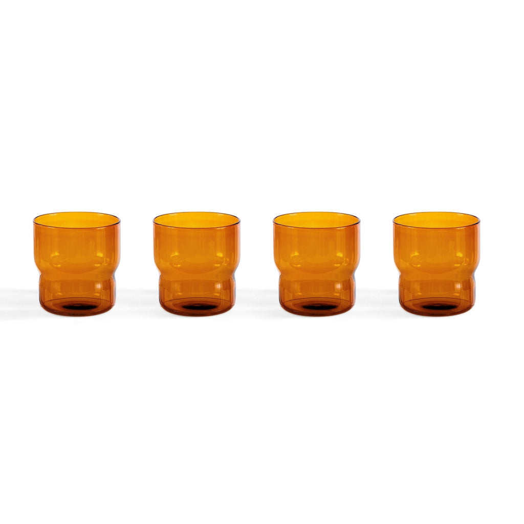 Sonne Colour Glass Tumblers - Set of 4 - Amber
